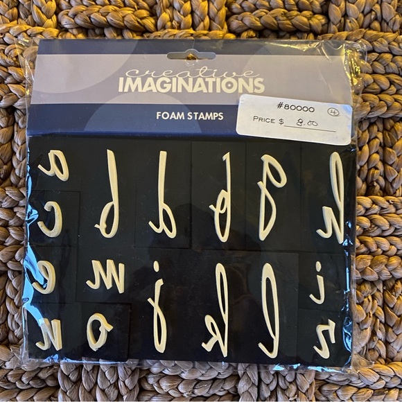 Creative Imaginations Foam Stamps – Script – Lower Case - Picture 7 of 7